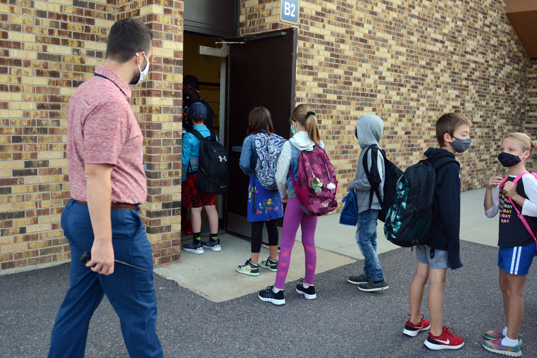 First day of school 2020 in Baraboo
